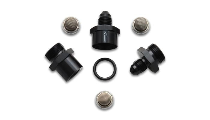Vibrant Inline Fuel/Oil Filter Set (Size -4AN) Includes 3 filters