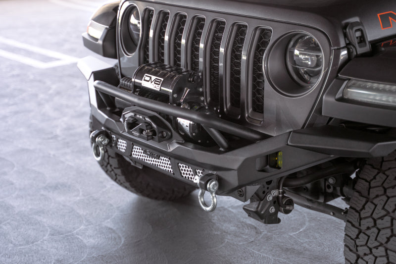 DV8 Offroad 07-18 Jeep Wrangler JK / 18-23 Wrangler JL / 20-23 Gladiator JT MTO Series Front Bumper - #FBJL-12
