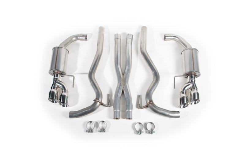 Roush Exhaust Kit for 18-23 Mustang Black Tips Quad Tip Non-Active 422093-BLK