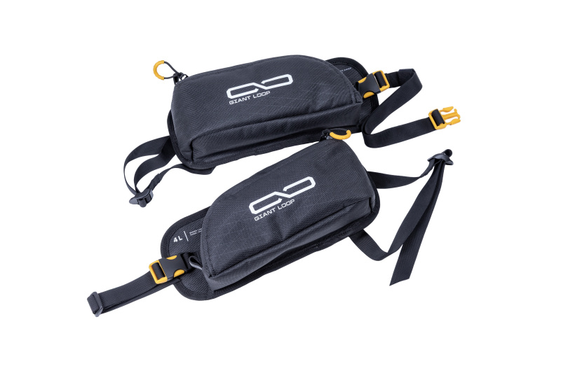 Giant Loop PNN25-B Pannier Pockets 4L Black Motorcycle
