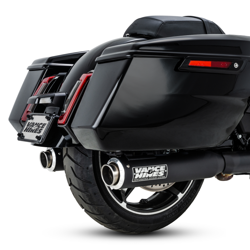 Vance & Hines 46721 Supersport Slip-On Black for 2017-2026 Harley-Davidson Touring