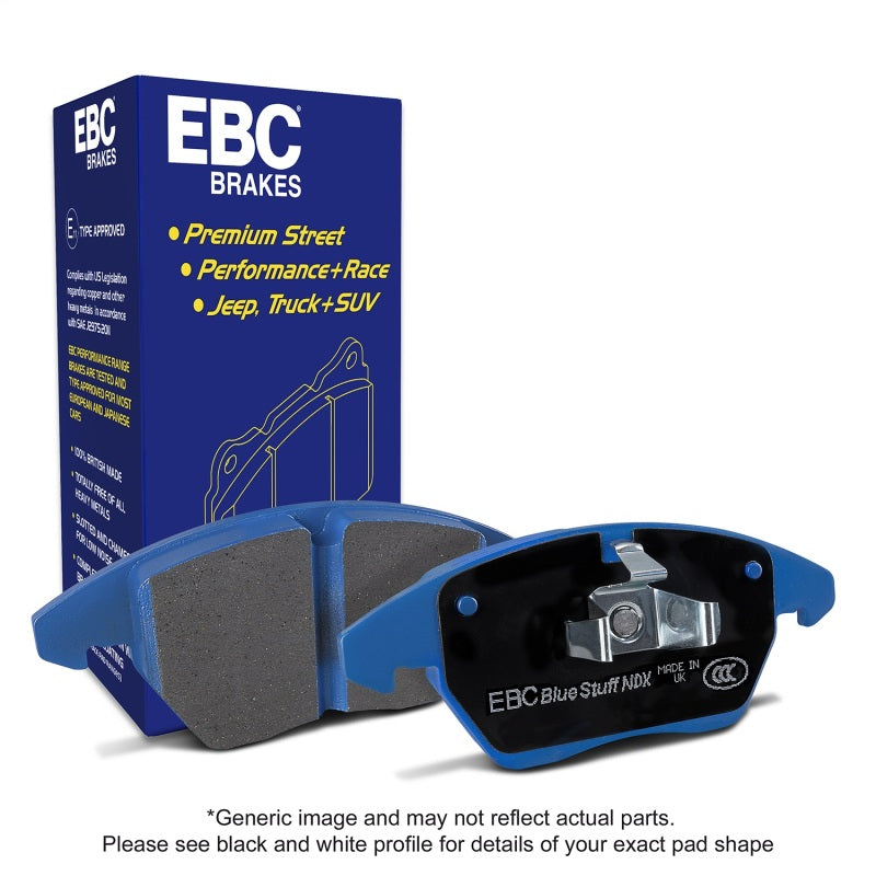 EBC 06-12 BMW 335i 3.0T (E90/E92/E93) Bluestuff Rear Brake Pads DP51588NDX