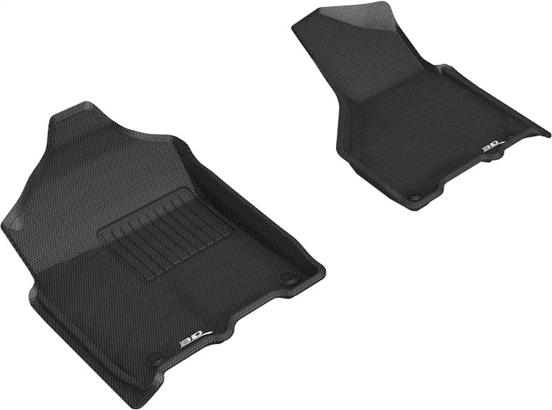 3D MAXpider Kagu Front Floor Mats for 2019-2024 Ram 2500/3500