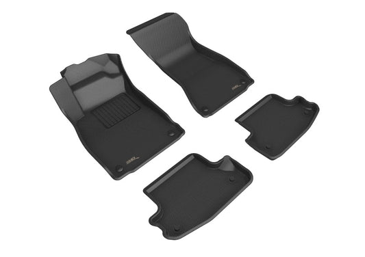 3D MAXpider Kagu Front & Rear Floor Mats for 2018-2026 Audi A5/RS5/S5