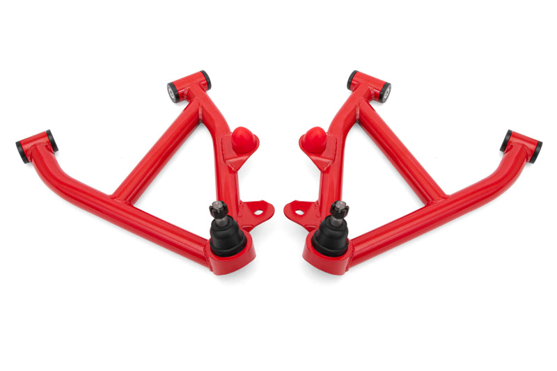 BMR 1982-1992 GM F-Body A-Arms Lower DOM Non-Adj Delrin Bushings Coilover - Red
