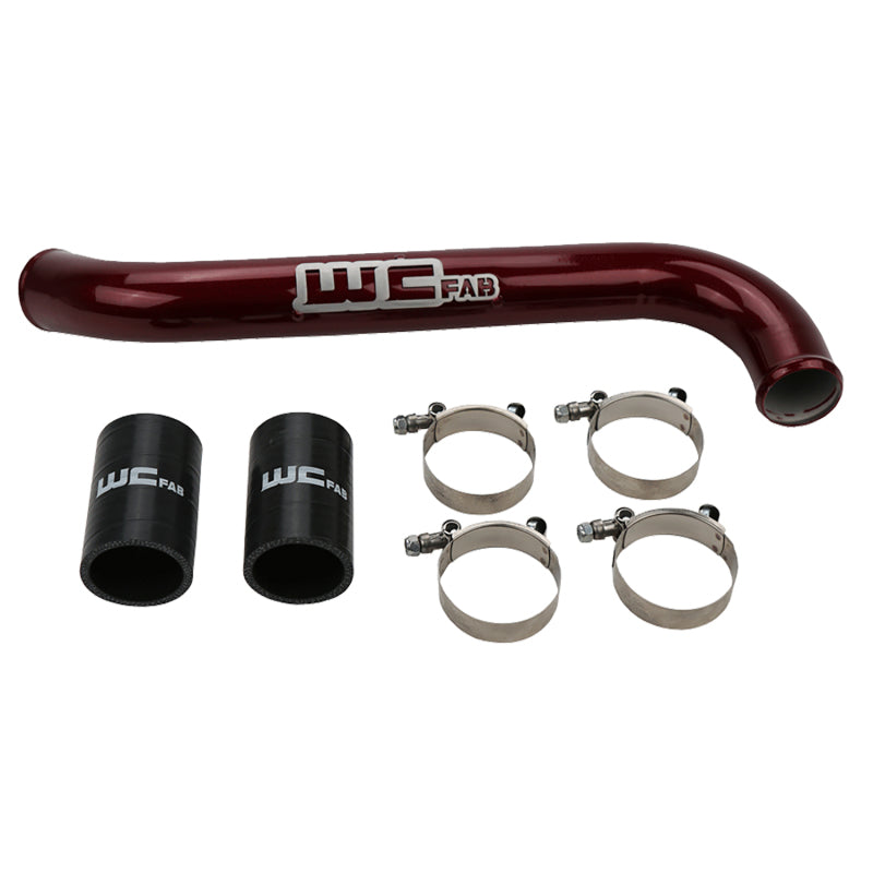 Wehrli Custom Fabrication WCF100742-RED Upper Coolant Pipe WCFab Red for 2017-2019 Chevrolet Silverado / GMC Sierra 2500 HD / 3500 HD 6.6L L5P Duramax
