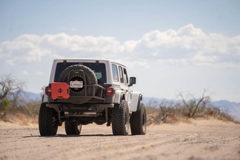 DV8 18-25 Jeep Wrangler JL Body Mounted Tire Carrier - #TCJL-14