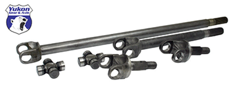 Yukon Gear & Axle YA W24166 4340CM Repl Axle Kit For 07-13 Dana 30 Front / Non-Rubicon JK / with Superjoints