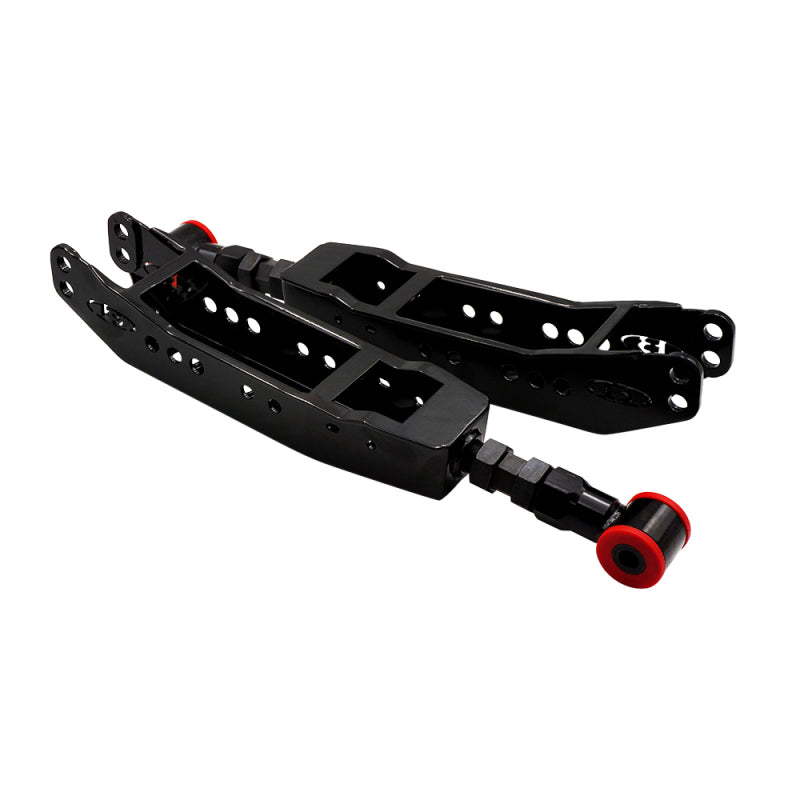BLOX Racing Racing Rear Lower Control Arms - Blue (Toyota 86 / Scion FRS / Subaru BRZ / WRX /STi) V2 BXSS-50010-BL-V2 (image shown: BXSS-50010-BK)