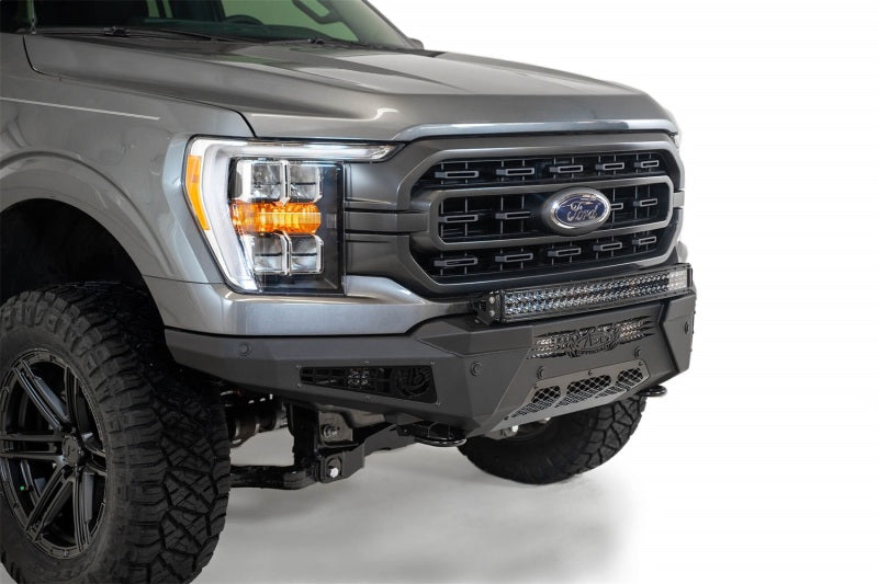 Addictive Desert Designs for 2021 Ford F-150 HoneyBadger Front Bumper w/ Top Hoop