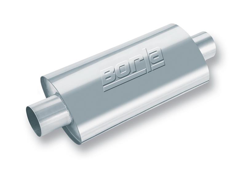 Borla 40944 XR-1 Racing Sportsman 3 inch Outlet / 3 inch Inlet Oval Muffler - #40944