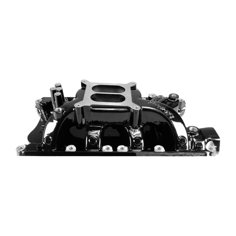 Edelbrock 7581-BP RPM Air-Gap Small Block Ford 351W Intake Manifold - Black Plasma Finish