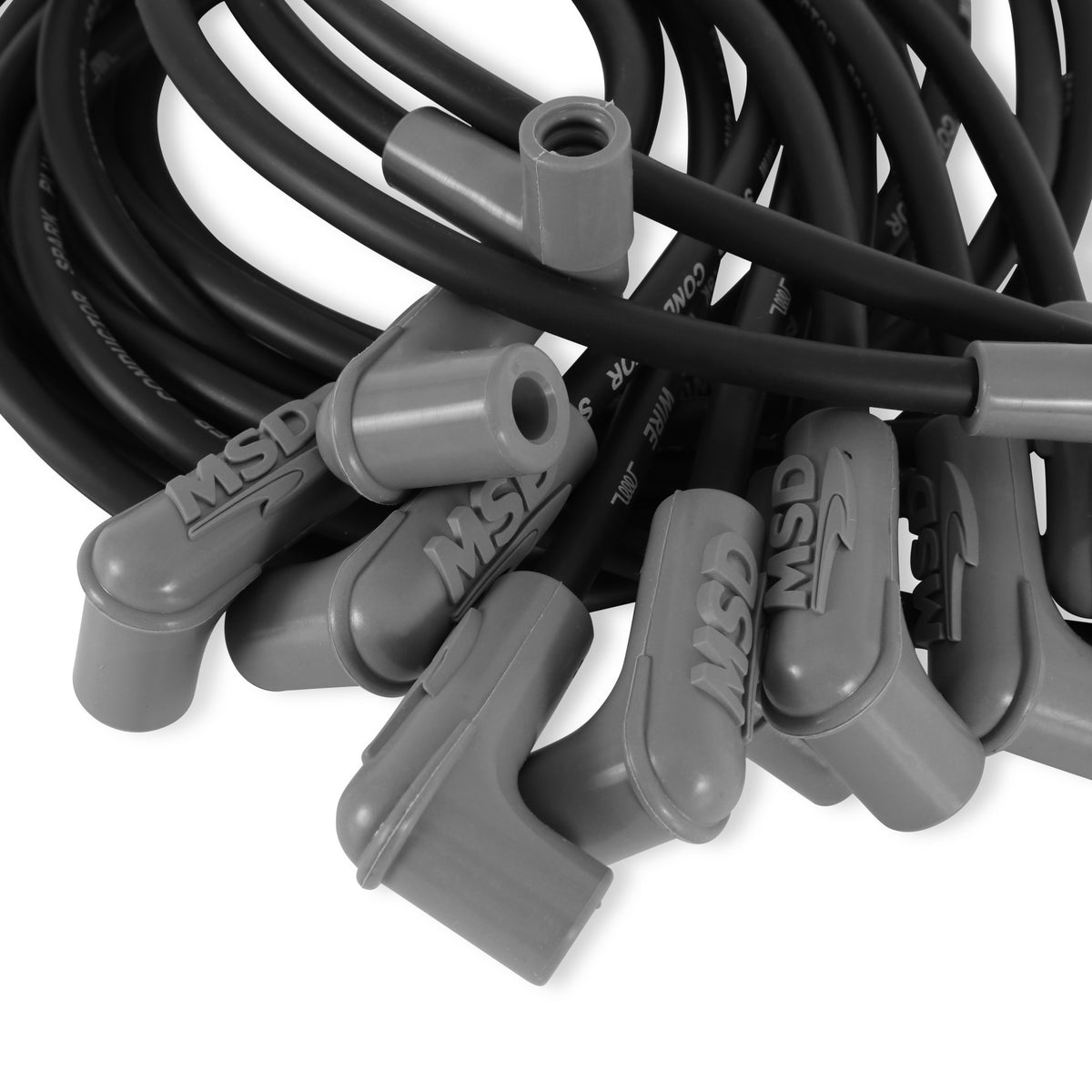 MSD 35603 Wire Set, SC Blk, BB for Chevy for use with HEI Tower Cap