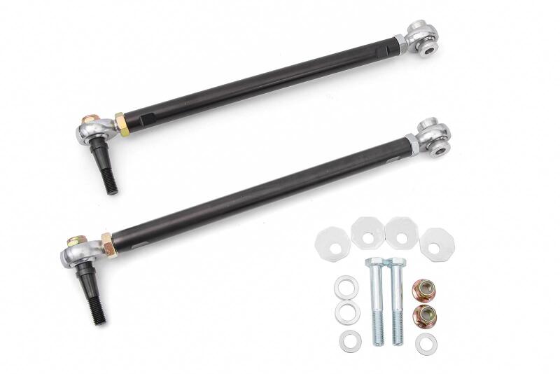 BMR 2014-2019 Chevrolet Corvette Toe Rods For 15in Conversion Kit - Black Anodized