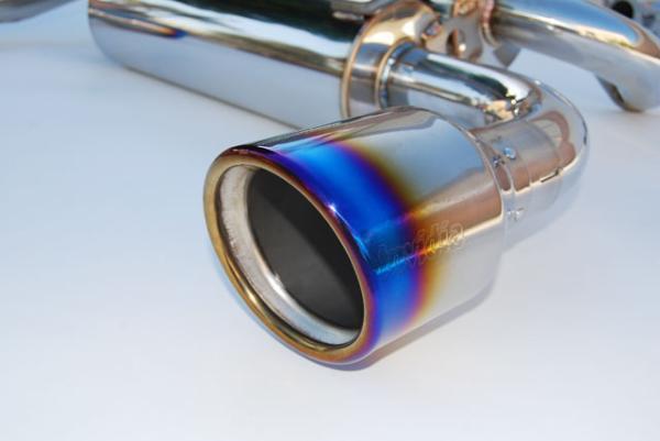 Invidia HS07IG7GID 07-13 Infiniti G37 Coupe Gemini Rolled Titanium tip Cat-back Exhaust