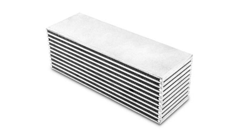 Vibrant 12in W x 4in H x 4in Thick Water to Air Intercooler Core