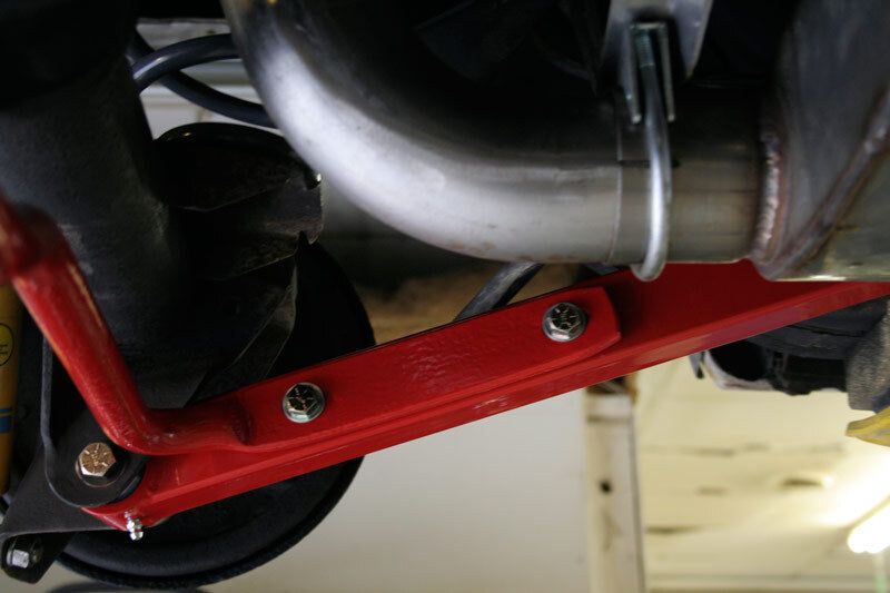 UMI Performance 403534-R Solid Front and Rear Sway Bar Red for 1964-1972 A-Body
