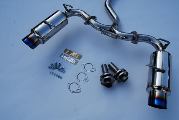 Invidia HS12SSTGTT 12-Up Subaru BRZ Toyota 86 Dual N1 Titanium tip Cat-back Exhaust