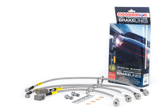 Goodridge 17-21 Honda Civic Type-R (FK8) Stainless Steel Brake Line Kit 20039