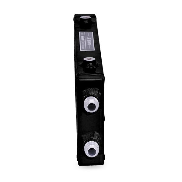 Mishimoto Universal Medium Bar and Plate Dual Pass Black Oil Cooler - #MMOC-DP-MBK