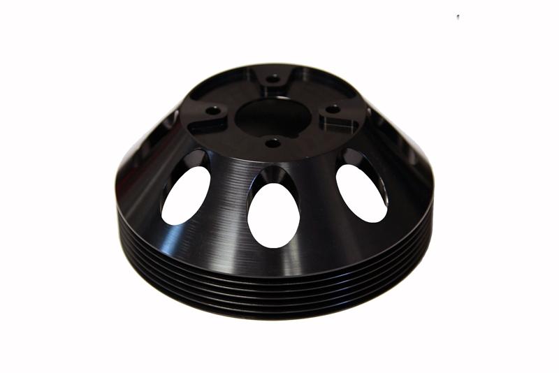 Torque Solution Lightweight WP/Crank/Alt Pulley Combo (Red): Hyundai Genesis Coupe 3.8 2010+
