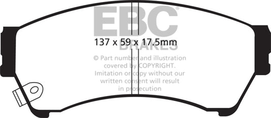 EBC 06-09 Ford Fusion 2.3 Ultimax2 Front Brake Pads UD1164