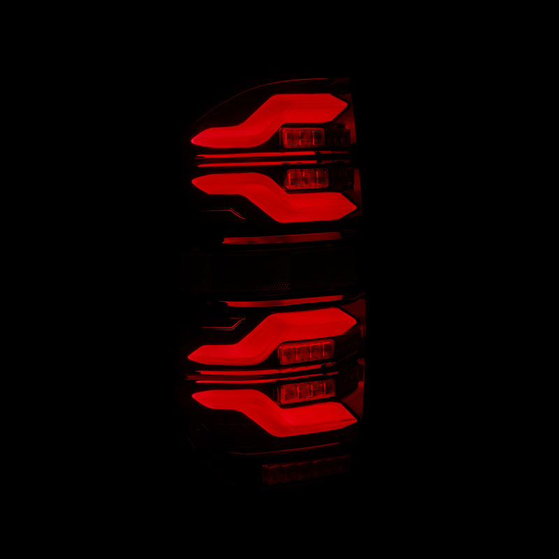 AlphaRex 672050 14-21 Toyota Tundra LUXX LED Taillights Black/Red w/Activation Light/Sequential Signal