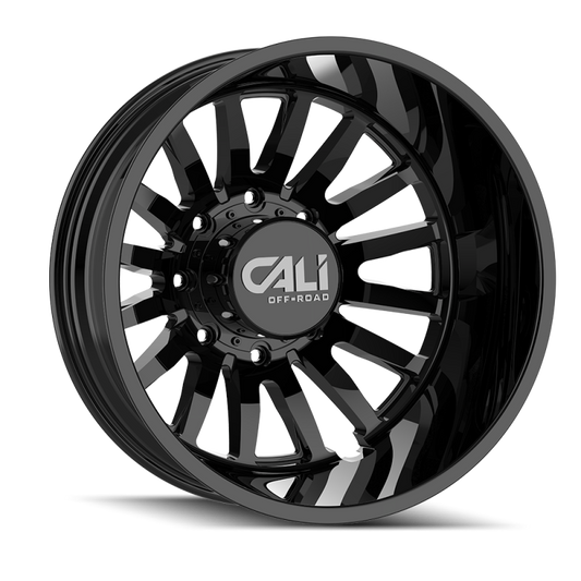 Cali Off-Road Summit Dually Rear 22x8.25 8x165.1 -232mm Gloss Black Wheel 9110D-22881GBR232