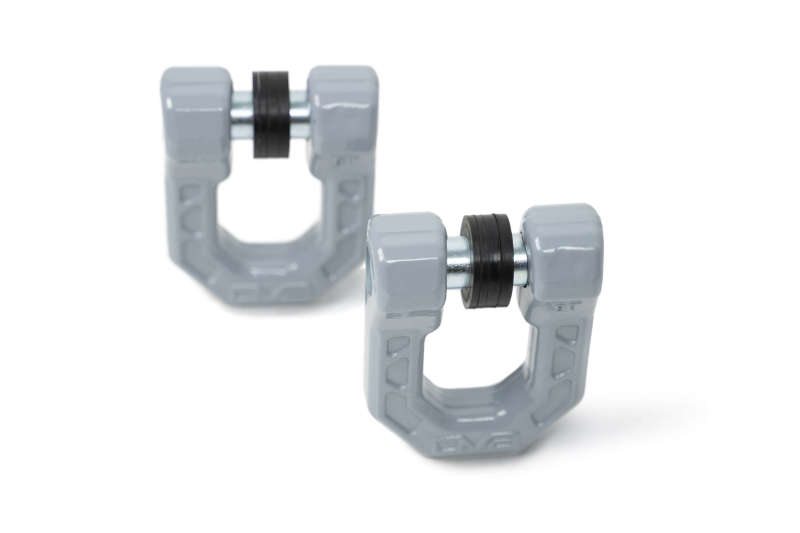 DV8 Offroad Elite Series D-Ring Shackles - Pair (Gray) - #UNSK-01GR