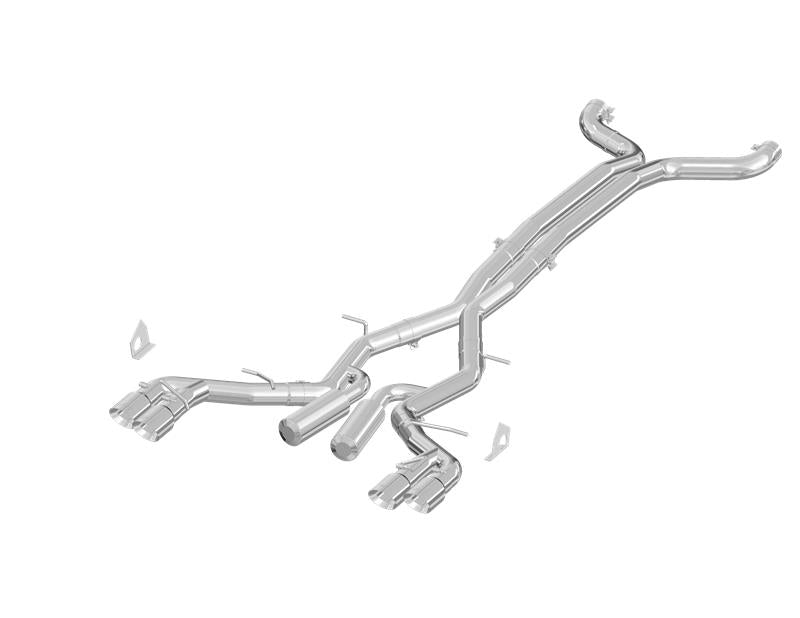 MBRP Camaro V8 6spd 3in Alum Race Dual Cat Back with 4.5in Quad Dual-Wall