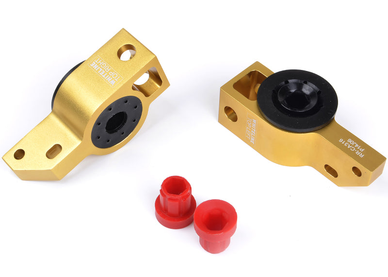 Whiteline KCA316 Front Lower Control Arm Anti-dive Caster Kit for 2004-2014 Audi A3, 2004-2013 Audi A3 Quattro, 2007-2016 Volkswagen Eos and More