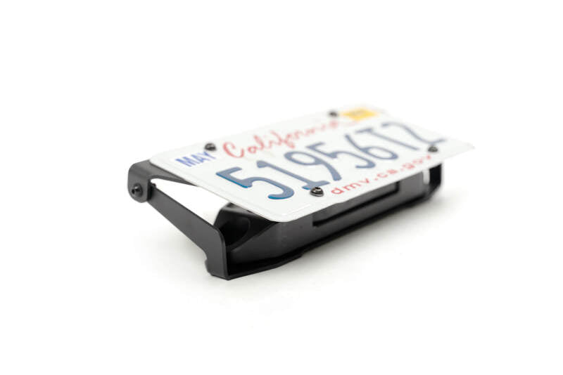 DV8 Offroad Fairlead Mounted Flip-Up License Plate Bracket - #LPBM-02