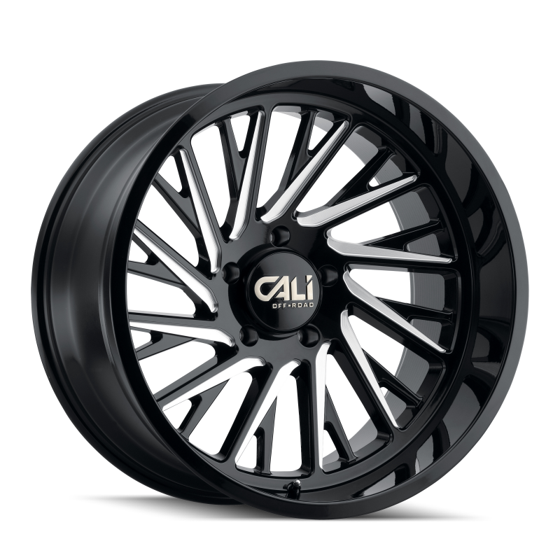 Cali Off-Road Purge 9114 20x10 6x139.7 -25mm Gloss Black Milled Wheel 9114-2183BM
