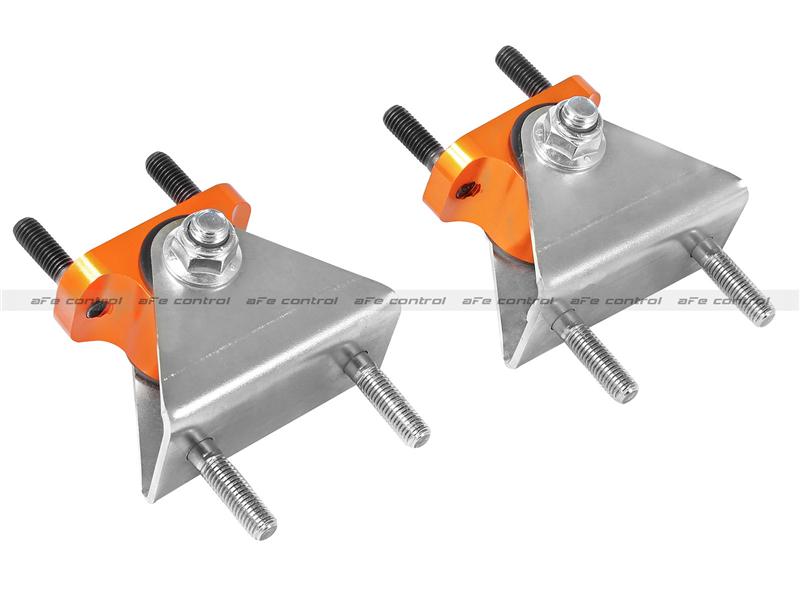 aFe Control PFADT Series Engine Mount Set; Chevrolet Corvette (C5/C6) 97-13 Orange - #450-401007-N