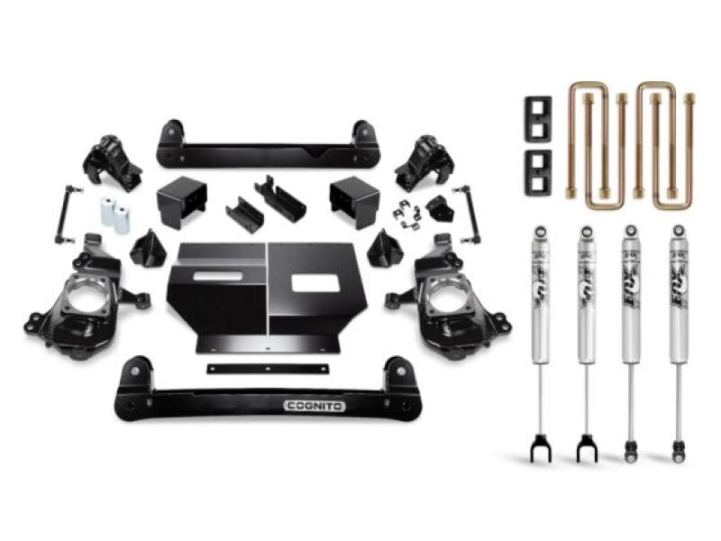 Cognito Motorsports 110-P0890 4-Inch Standard Lift Kit with Fox PS 2.0 IFP Shocks for 2020-2024 Chevrolet Silverado / GMC Sierra 2500 HD / 3500 HD