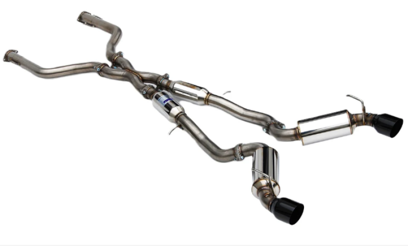 Invidia HS22N4Z7GD1SBL 22-Up Nissan New Z Dual N1 Black tip Cat-back Exhaust