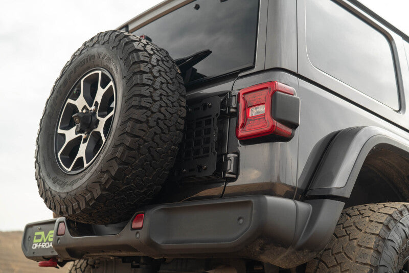 DV8 Offroad 2018-2025 Jeep Wrangler JL Tailgate Reinforcement Molle Panel - #TCJL-04