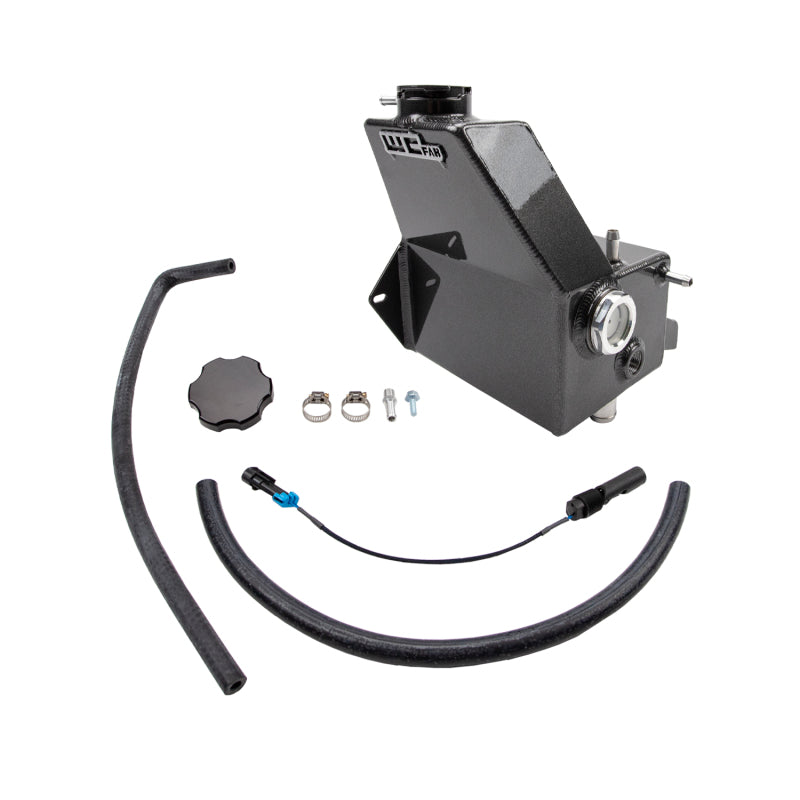 Wehrli Custom Fabrication WCF100628-CR Factory Location Coolant Tank Kit Candy Red for 2013-2018 Ram 2500 / 3500 6.7L Cummins