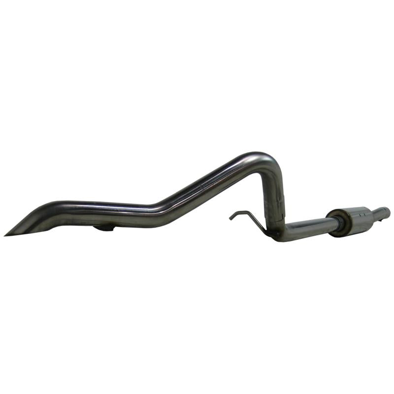 MBRP Jeep Wrangler 3.8L V6 4 dr Off-Road Tail Pipe Muffler before Axle