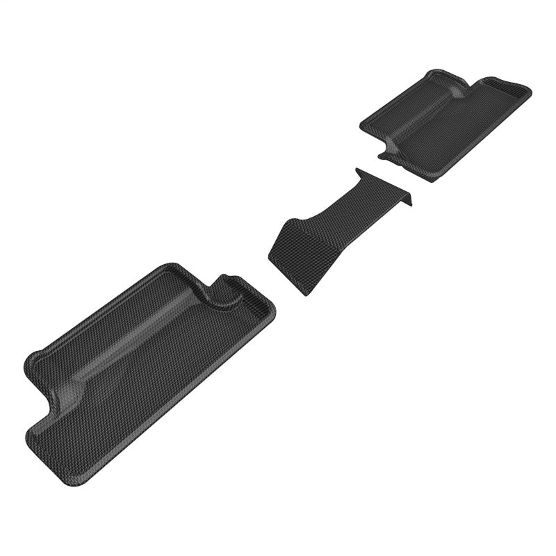 3D MAXpider Kagu Rear Floor Mats for 2024 Toyota Tacoma (Extended Cab)