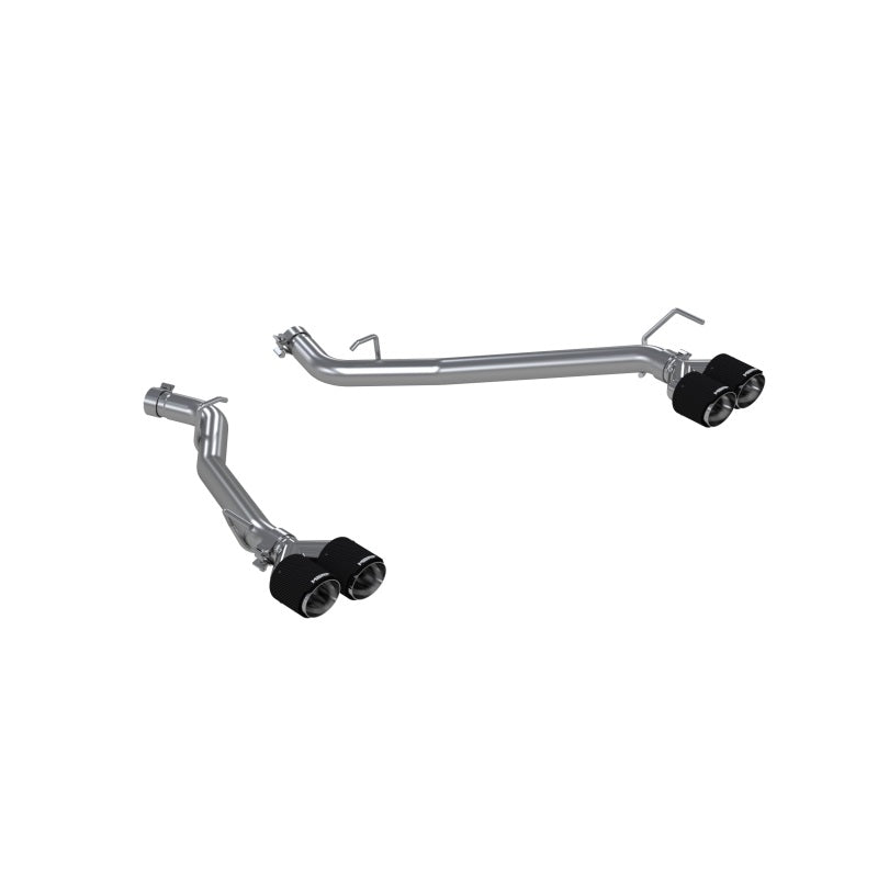 MBRP S52033CF 20-21 Ford Explorer ST 3.0L EcoBoost Dual Rear Exit Axle Back w/ Quad Carbon Fiber Tips - T304 - #S52033CF
