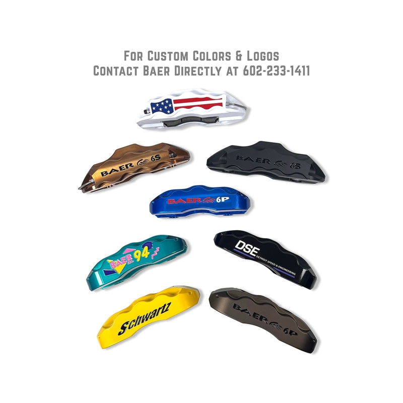 Baer Brakes 55-57 Chevrolet One-Fifty Series 13in Pro+ Rear SDZ Brake Kit - Fire Red
