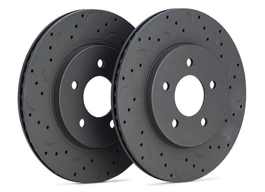 Hawk Performance HTC5174 Cross-Drilled and Slotted Talon Rotors