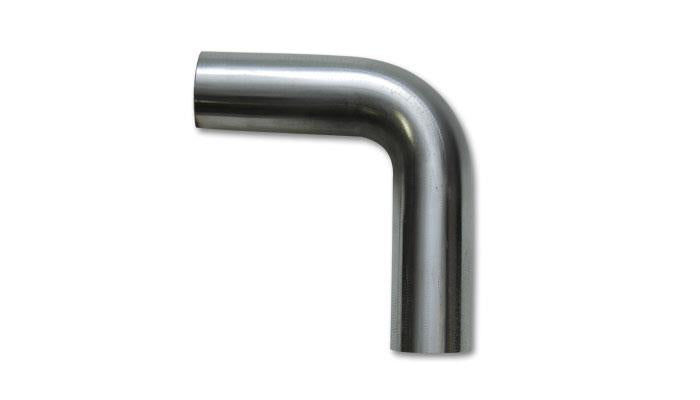 Vibrant 5in O.D. T304 SS 90 deg Mandrel Bend 6in x 6in leg lengths