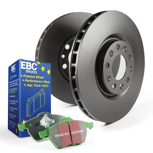 EBC 98-10 Lexus S11 Rear Brake Kit Greenstuff 2000 Pads RK Premium Rotors S11KR1067