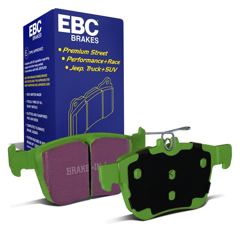 EBC 14+ Audi A3 1.8 Turbo (w/Electronic Parking Brake) Greenstuff Rear Brake Pads DP22153