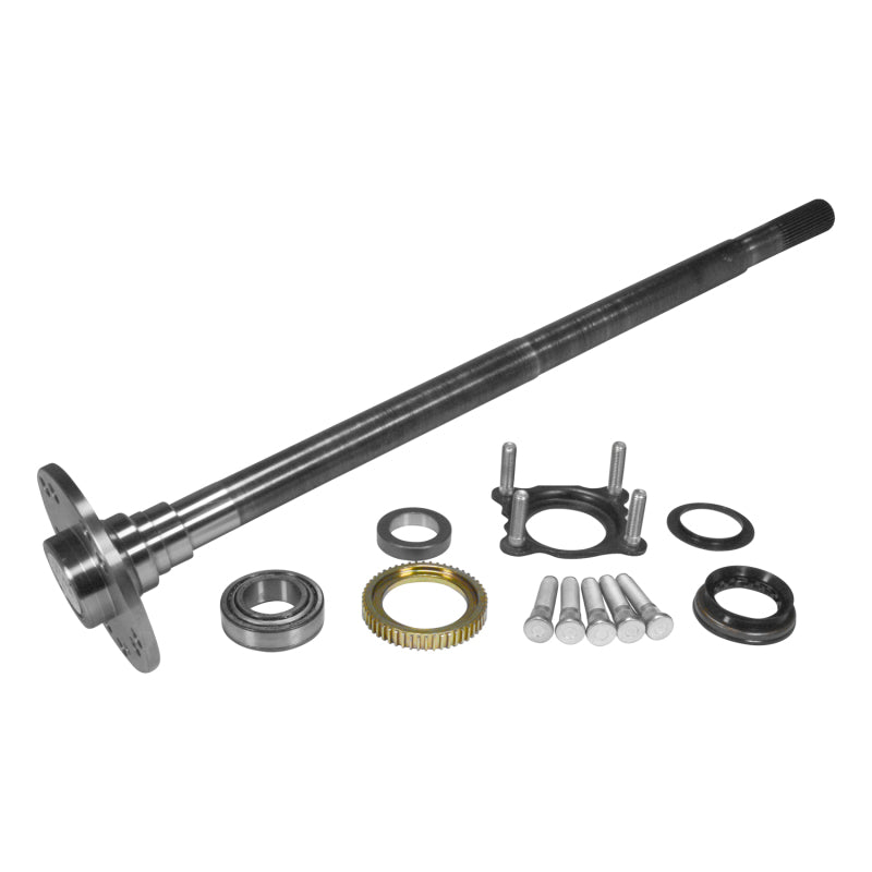 Yukon Gear & Axle YA WD44JLRUB-L-SBK Chromoly Rear Axle Kit Dana 44 Narrow Track with E-Locker Left Hand 31.56in Long