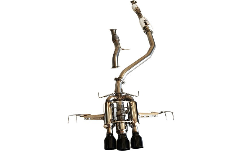 Invidia HS22CTRFGM3SBL 22-up Honda Civic Type-R FL5 R400 Black tips Cat-back Exhaust