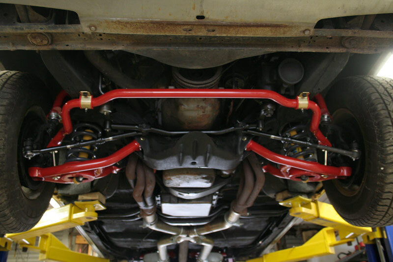 UMI Performance 403534-B Solid Front and Rear Sway Bar Kit Black