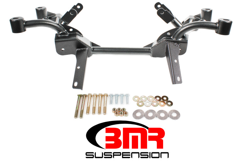 BMR 1982-1982 3rd Gen F-Body K-Member with LS1 Motor Mounts and Pinto Rack Mounts - Black Hammertone